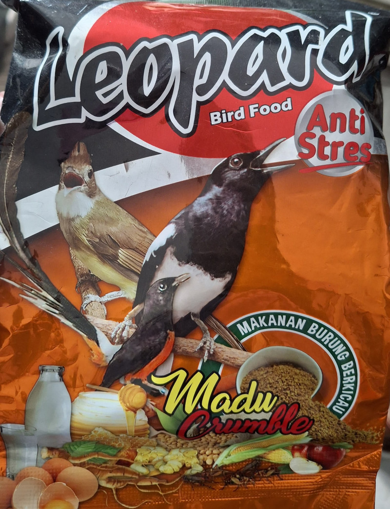 Leopard Bird Food Madu Crumble